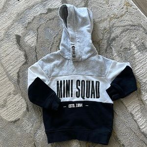 H&M “mini squad” hoodie: toddler
